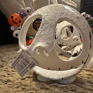 Disney Nightmare Before Christmas Jack Skellington Bone Skull Aquarium Figure